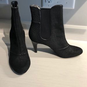 Circa Joan&David Luxe Blk Suede Bootie8.5 NewInBox